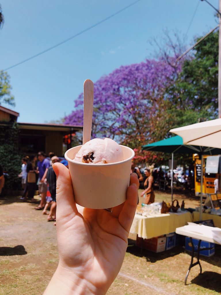Icecream at Bangalow Market