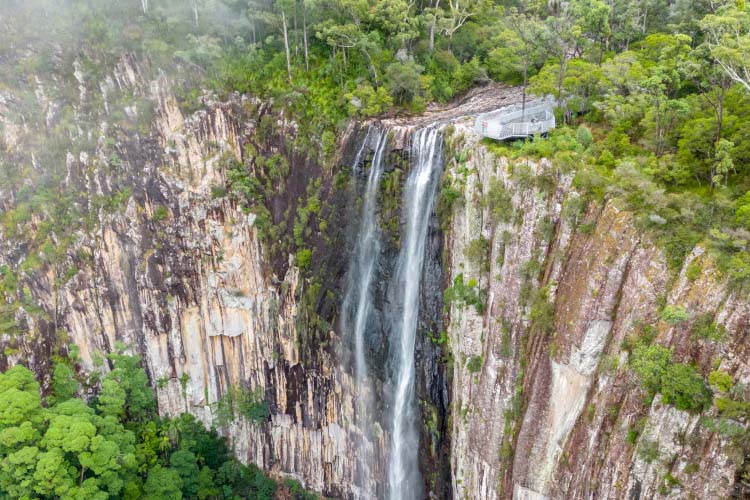 minyon falls in the nightcap national park, northern rivers, nsw
