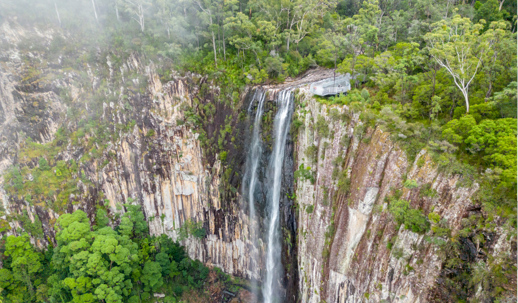 minyon falls in the nightcap national park, northern rivers, nsw